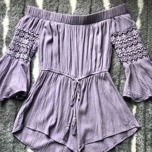 Blush Lavender Size Small Romper